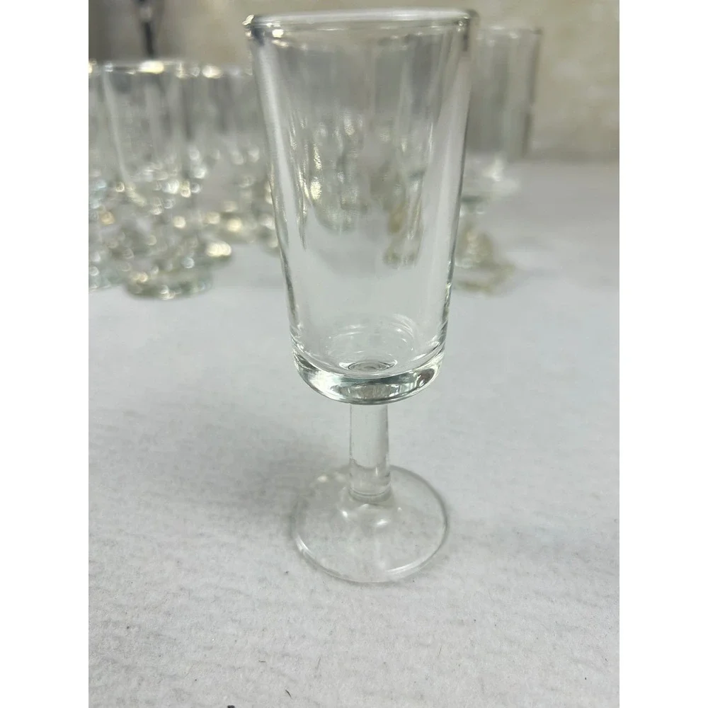 Unbranded Assorted Glassware Set Clear Vintage Elegant Barware Cordial Glasses